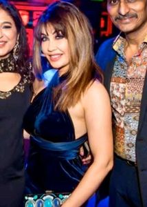 Elegant Blue Velvet Halter Dress