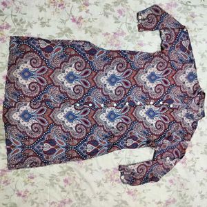 Bohemian Paisley Print Kurta