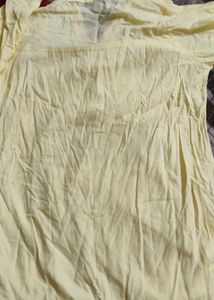 Light Yellow Kurta top