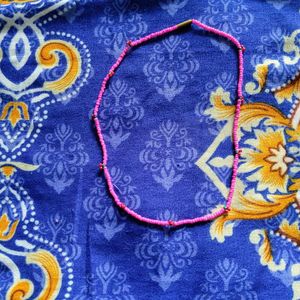 Beaded Pink Necklace