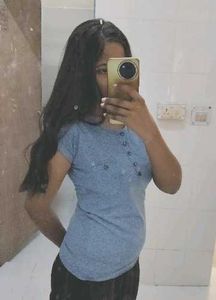 🎁Fitted Top✨ Blue Half Sleeve cute