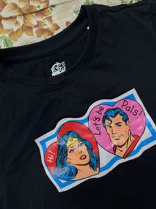 Wonder Woman &amp; Superman Graphic Tee