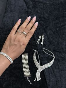 Sparkling Rhinestone Jewellery Set