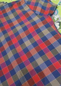 Women's Plaid Button-Up Shirt