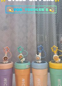 Hot And Cold Kawaii Sippers With Cute Topper