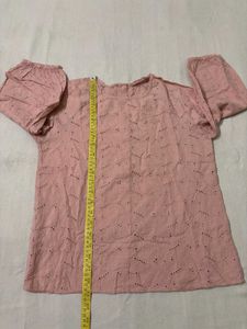 Pink Filanto Eyelet Top