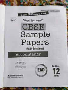 Accountancy Sample Papers class 12th
