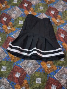 Pleated Mini Skirt