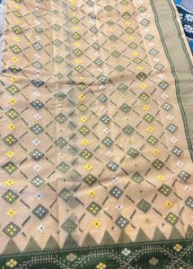 Tant Jamdani Cotton Saree