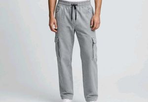 Men's Grey Cargo Pants