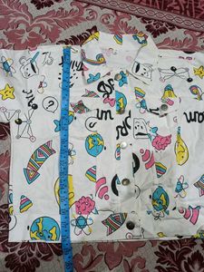 Funky Cartoon Print Jacket
