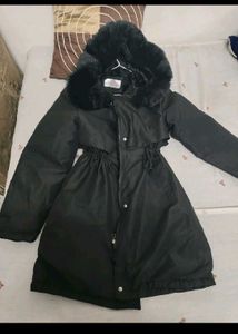 Black Winter Parka Jacket
