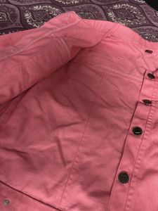 Pink Denim Jacket