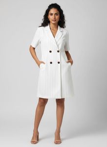 Siti Select Striped Blazer Dress