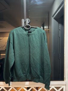 H&amp;M Women Pullover Green Crewneck, Bust-40/42