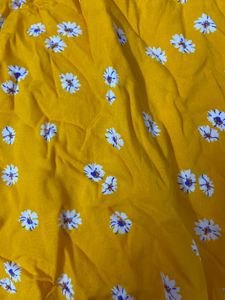 Cute Yellow Floral Jumpsuit