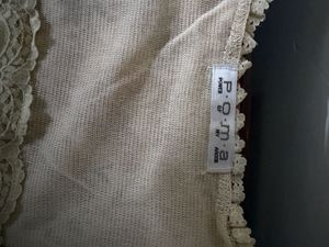 Floral Lace Trim Top