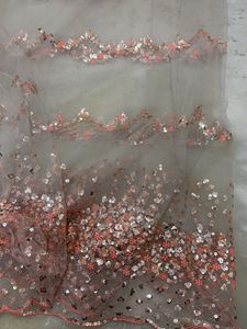 Stunning Sequin Embellished Net Fabric 2metre
