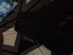 Dark Wash Cargo Pants