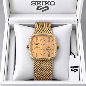 Seiko Double time PREMIUM QUALITY MENS WATCH