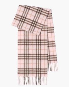 Burberry inspired Pink checked Scarf for Women