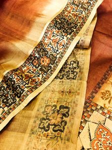 100% pure silk printed valkalam