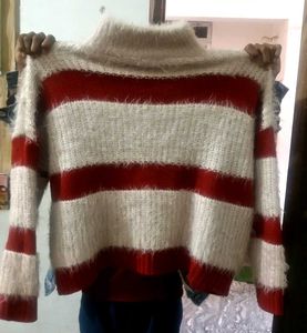 highneck woolen  sweater for women