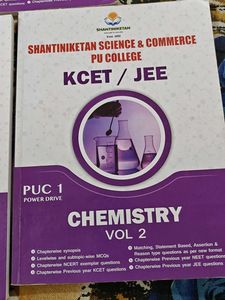 KCET/JEE Chemistry Books for PUC 1