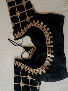 Elegant Black Embroidered Blouse