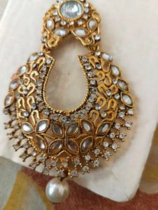 Gold Heart Pendant &amp; Earring Set no bargaining