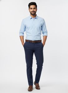 Classic Navy Blue Trousers