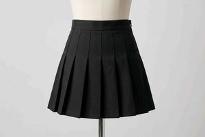 Black Pleated Mini Skirt