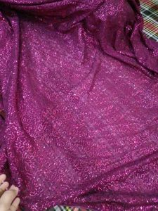 Sparkling Purple Saree