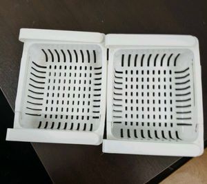 Fridge Organiser Drawer- 2 Pc