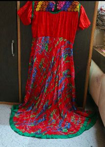 Red Full Long Frok
