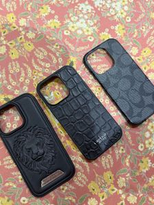 Iphone 15 pro Luxury Cases - Lion, Croc, Sig