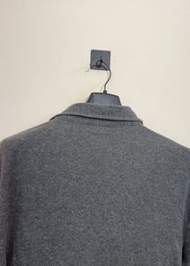 Men's Grey Checkered Polo Shirt
