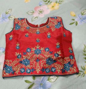 New Red lahenga blouse