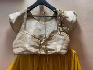 Stunning musterd Yellow Lehenga Choli full gherdar