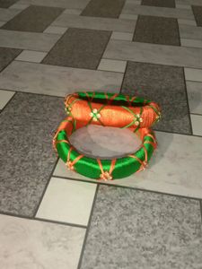 Bangles Green And Orange Colour