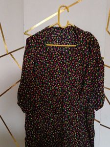 Floral Print Tunic Top
