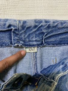 Vintage Elastic Waist Jeans