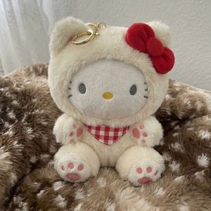Kawaii Hello Kitty Plush Keychain Charm