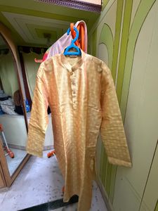 Men's Golden Kurta