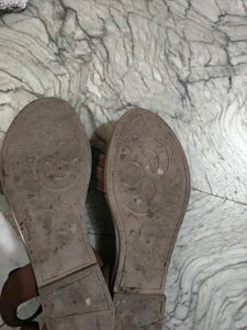 Women's Brown Flat Sandals