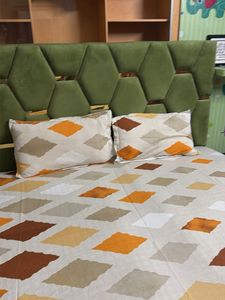 Diamond Pattern Bed Sheet Set