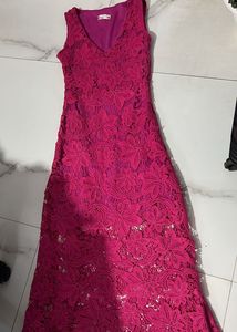 Elegant Lace Maxi Dress