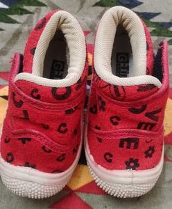 Adorable Red Toddler Shoes