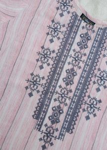 Price Drop !Embroidered Stylish Pink Straight Kurt