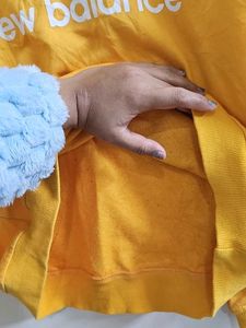 New Balance Yellow Hoodie NB